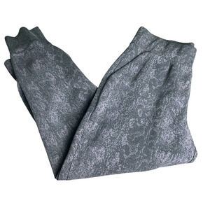 Gaiam Snakeskin Joggers Women Size Small Charcoal Gray Animal Print Loungewear
